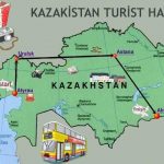 kazakistan turizm haritasÄ±